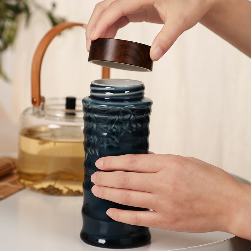Bamboo Joint Tea Travel Mug (Double Wall)
