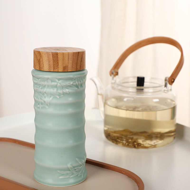 Bamboo Joint Tea Travel Mug (Double Wall)