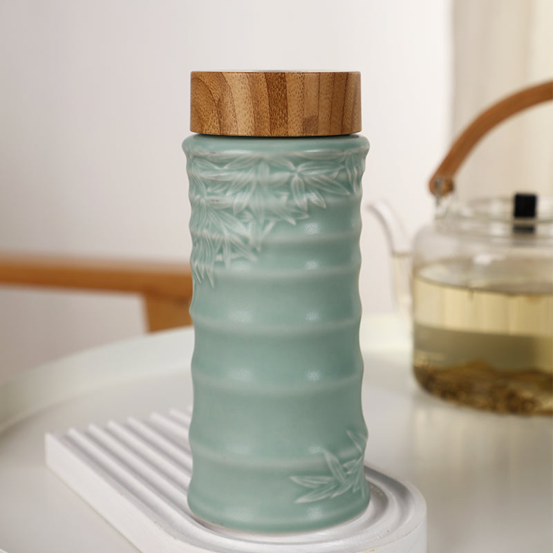 Bamboo Joint Tea Travel Mug (Double Wall)