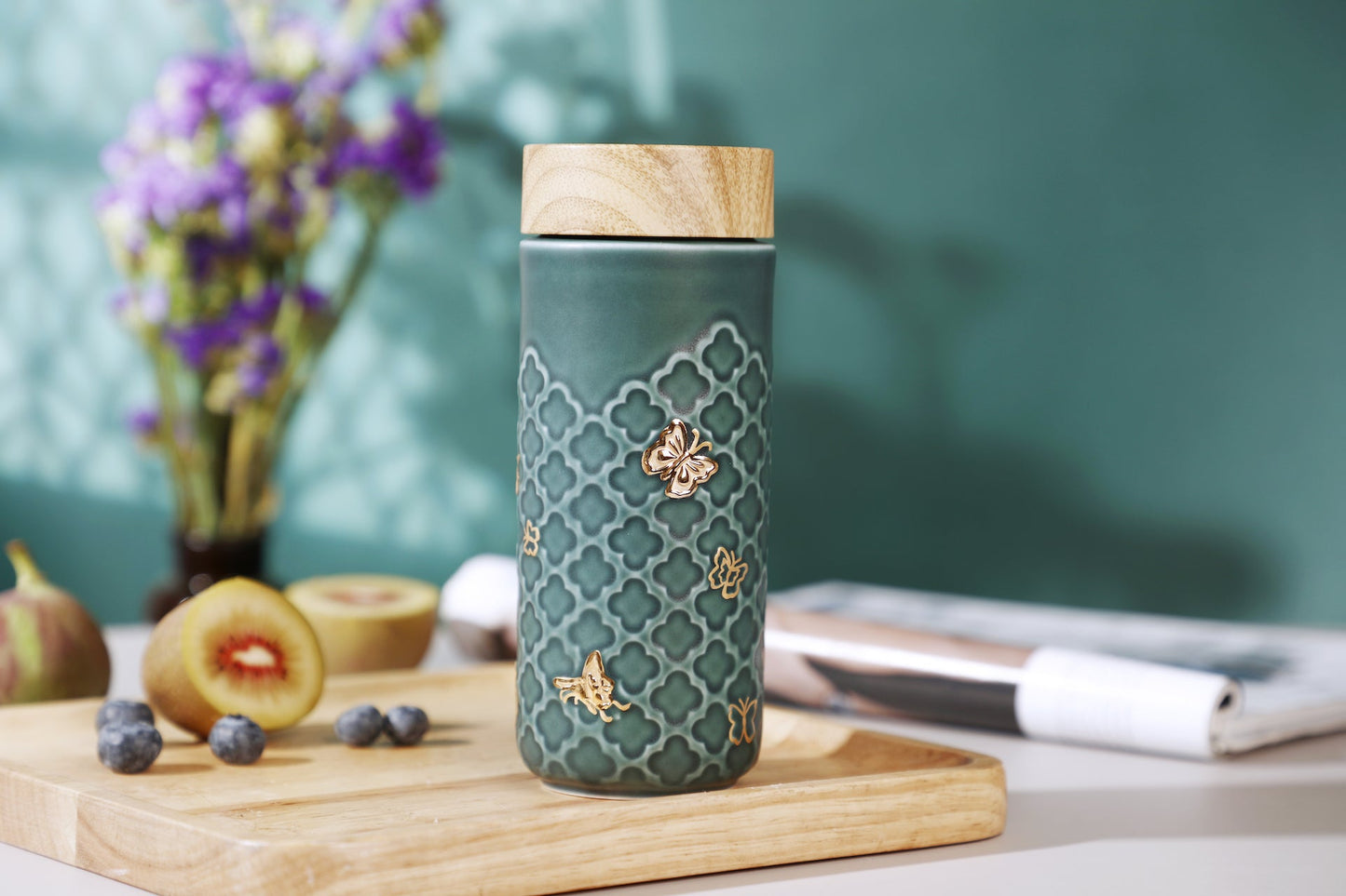 Butterfly Tea Tumbler