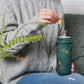 Honey Bee Ceramic Travel Mug / Gold 12.3 oz